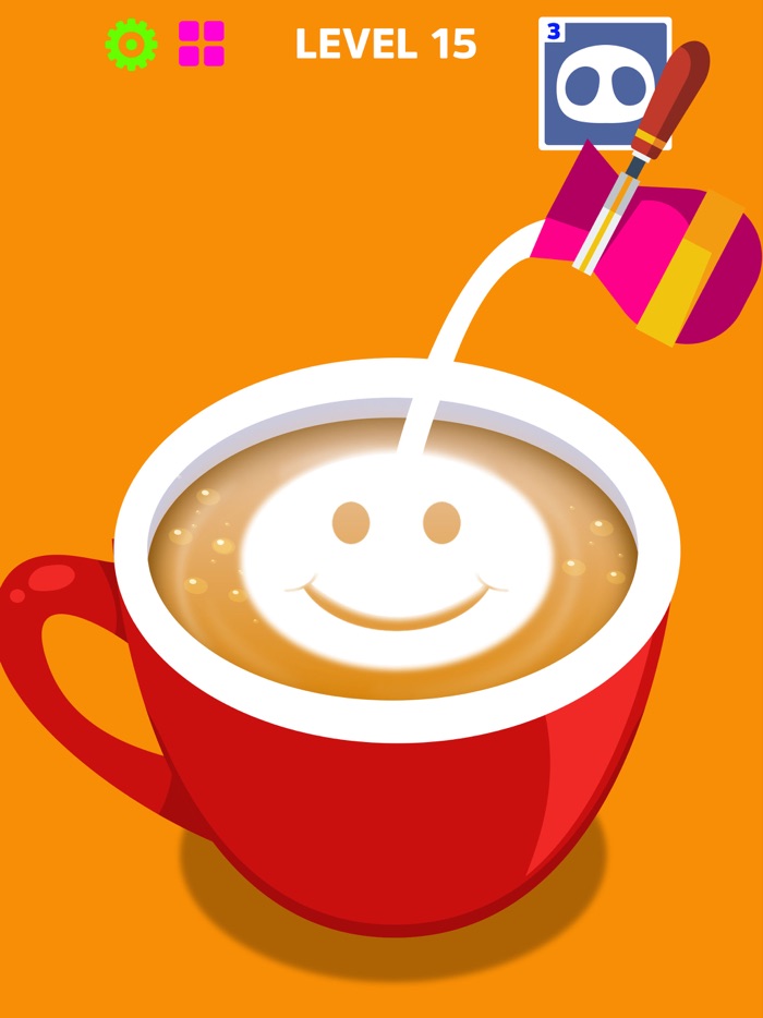 Color Me Coffee Art Draw Paint