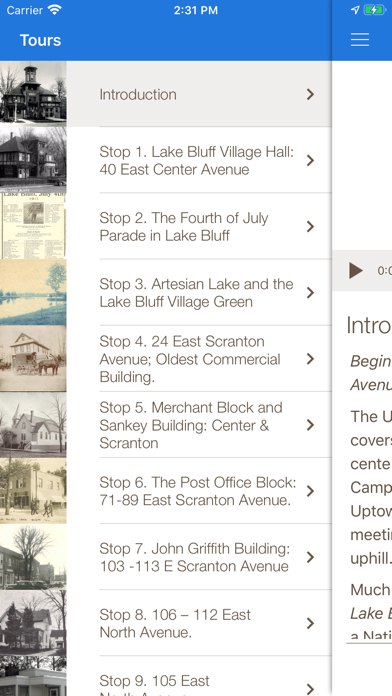 Lake Bluff Walking Tours screenshot 3