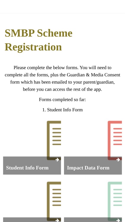 SMBP Student app