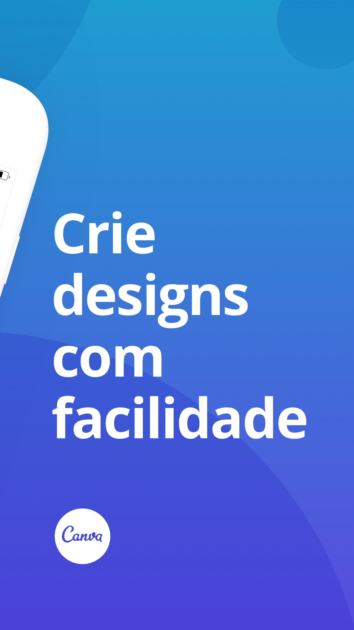 Screenshot do app Canva Criar Imagen Editar Foto