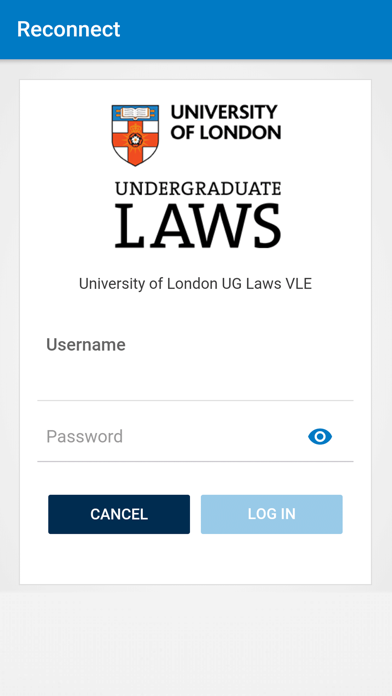 UG LAWS VLE screenshot 2