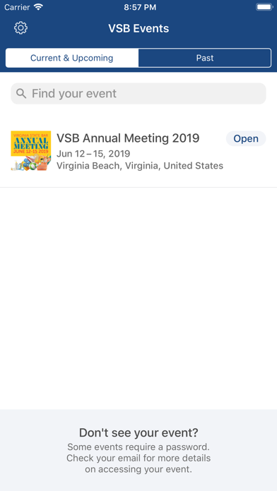 How to cancel & delete Virginia State Bar Events VSB from iphone & ipad 2