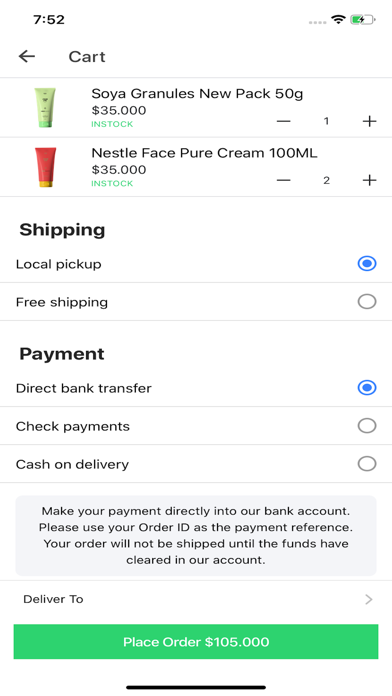 Order Now app for WooCommerce screenshot 3