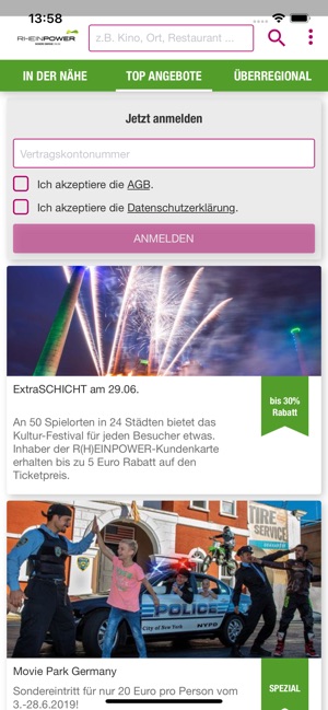 R(H)EINPOWER Mehrwert App