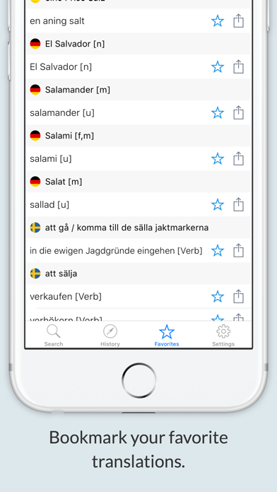 German Swedish Dictionary + screenshot 3