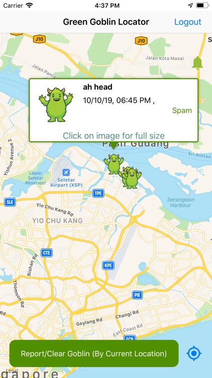 Green Goblin Locator