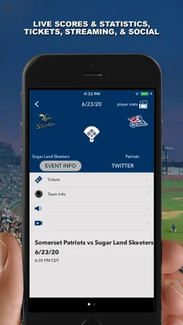 Game screenshot Somerset Patriots Baseball apk