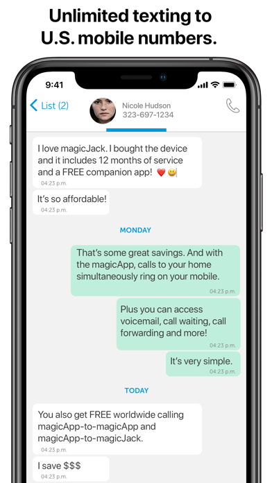 magicApp Calling & Messaging Screenshot