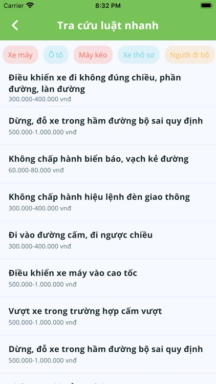 Thi thử bằng lái xe a1 screenshot-5