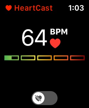 HeartCast: Heart Rate Monitor on the 