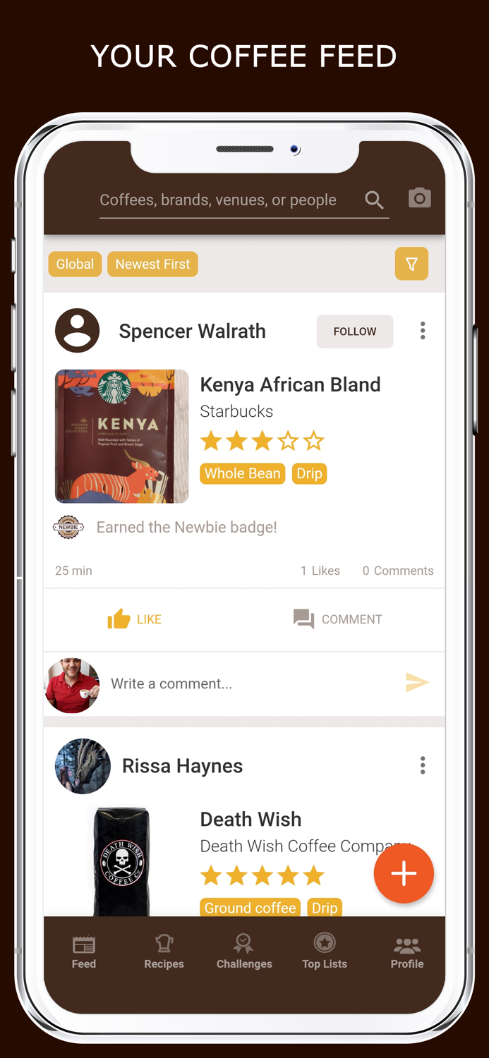 Coffeely - Your Coffee App