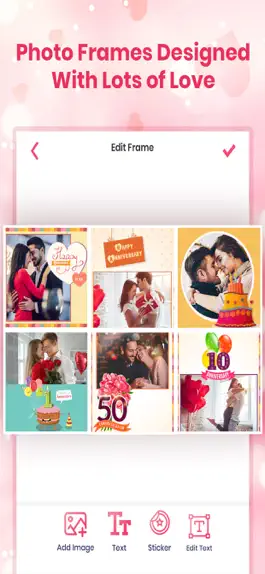 Game screenshot Anniversary Photo Frames Cards mod apk