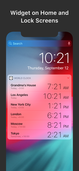 World Clock — Time Zone Widget(圖2)-速報App