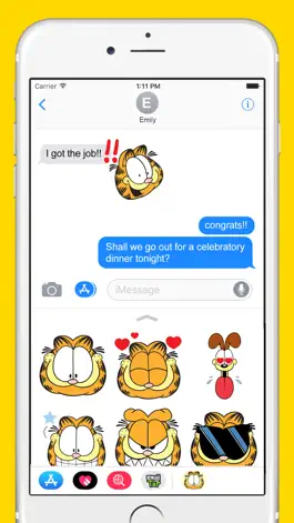 Game screenshot Garfield Emojis apk