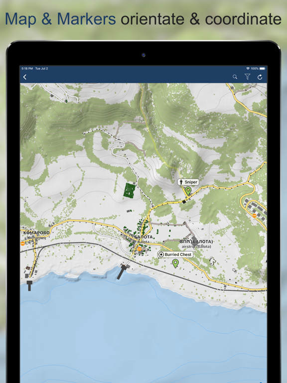 iZurvive - DayZ Карта на iPad