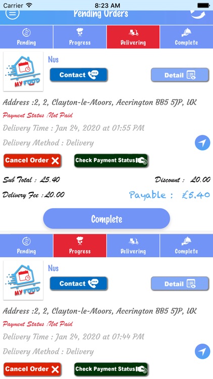 MyFood Vendor screenshot-5