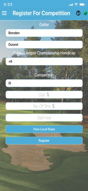 Ampro Golf Competition App(圖3)-速報App