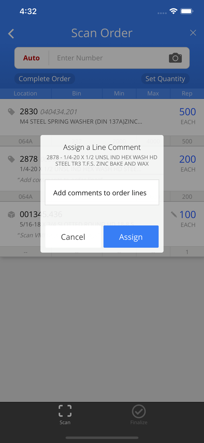Distribution One VMI Scanner