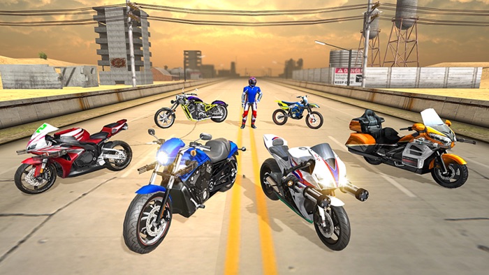 射击自行车赛车模拟器