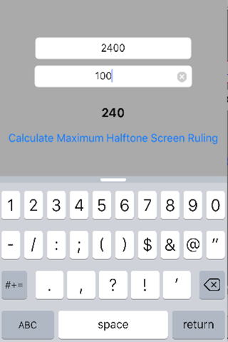 Maximum Halftone Screen Ruling - náhled