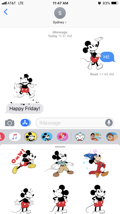 How to cancel & delete Disney Stickers: Mickey's 90th from iphone & ipad 1