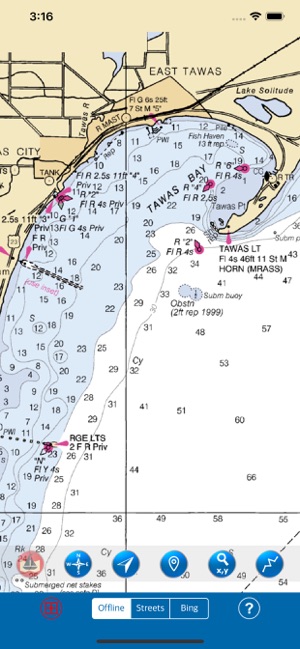 Huron & Erie Lakes Marine Map(圖1)-速報App