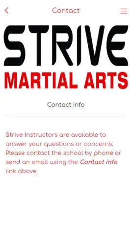 Game screenshot STRIVE MARTIAL ARTS apk