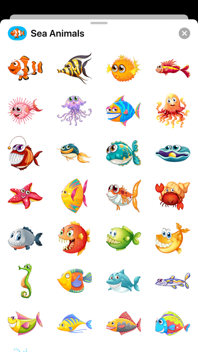 Sea Animal Fish Nemo Stickers