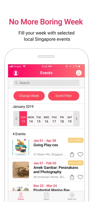 Singapore Whats Up - Event App(圖2)-速報App