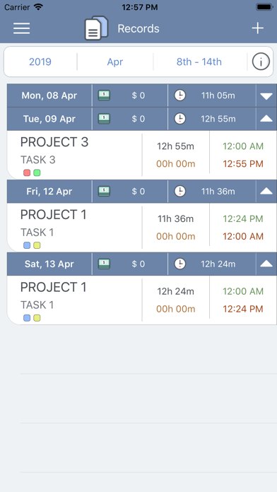 iParaV Time Management screenshot 3