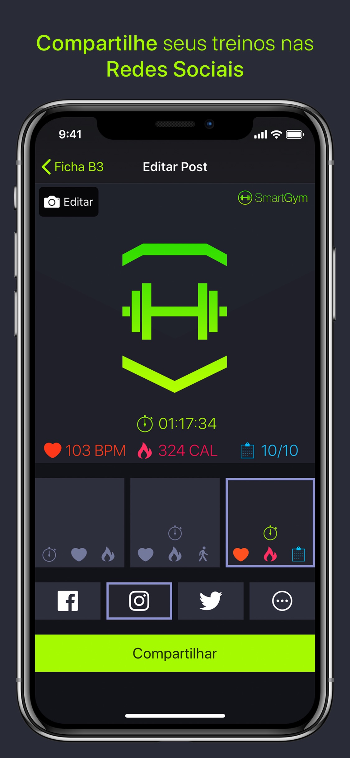 Screenshot do app SmartGym: Gerencie Seu Treino