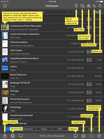 FileViewer XL for iPad screenshot 4