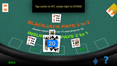 Play 21 (Blackjack) screenshot 3
