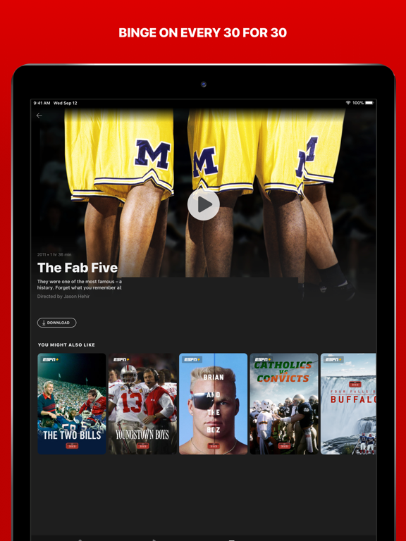 iPad Image of ESPN: Live Sports & Scores