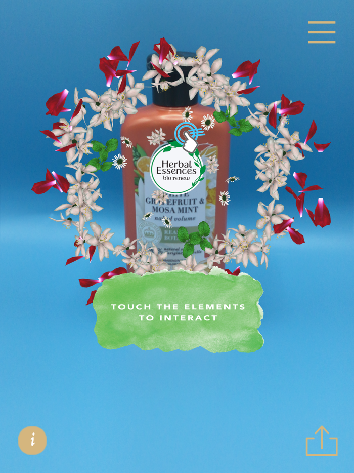 Herbal Essences AR Experience