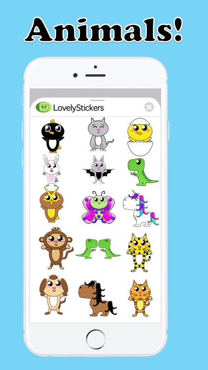 Lovely Stickers for iMessage! screenshot-5