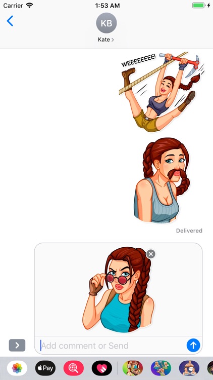 Rider Girl stickers by mourad sebaaoui