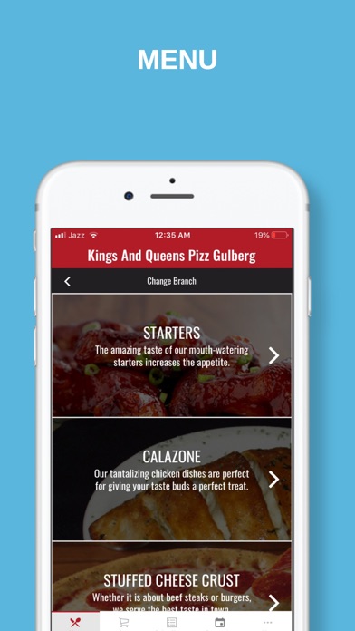 Kings & Queens Pizza app screenshot 2