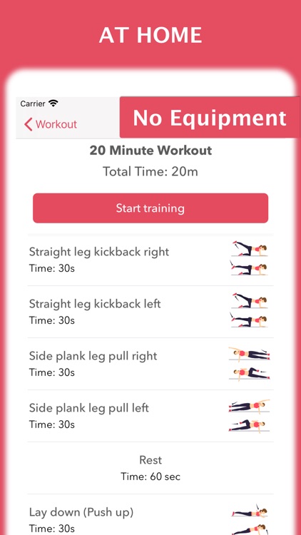 Workout for women at home screenshot-3