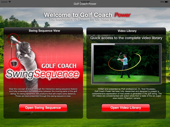 Golf Coach Power for iPad