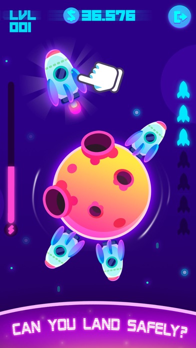 Land It! Cosmic Clicker Game screenshot 2