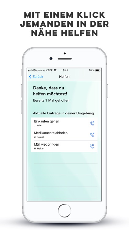 Helferlein - App