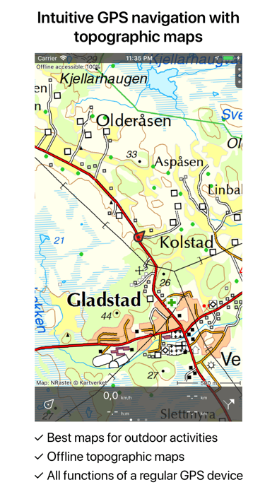 Topo GPS Norway Screenshot 2