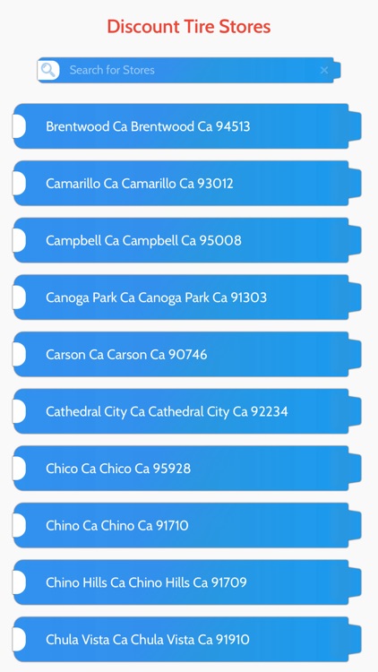 App for Discount Tire Stores