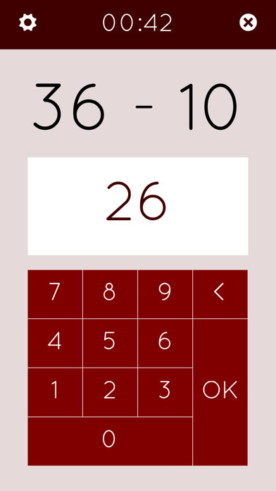 減算数学ゲーム - 完全版 screenshot1