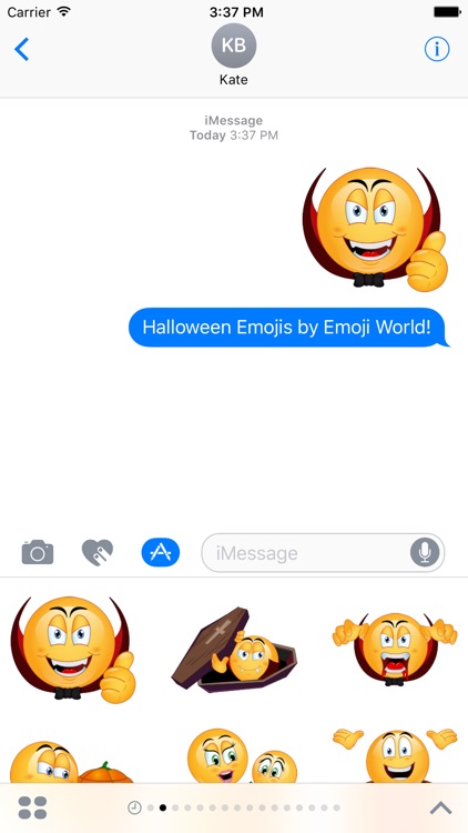 Halloween Emoji Stickers
