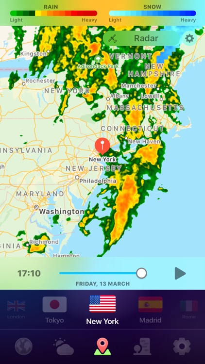 WEATHER NOW daily forecast app