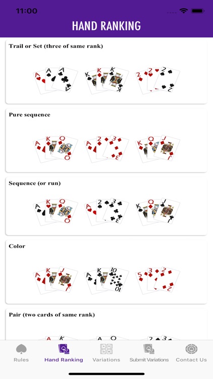 Teenpatti Variations