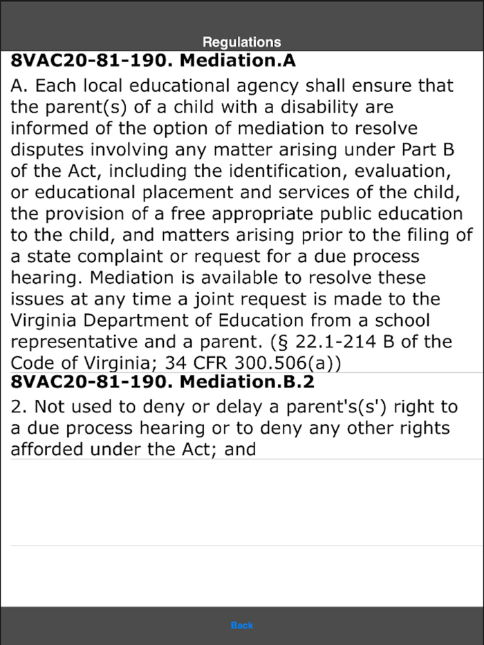 Special Ed Dispute Resolution