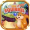 The funny but slow squirrel is looking for a key to open a gold chest, and collect gold